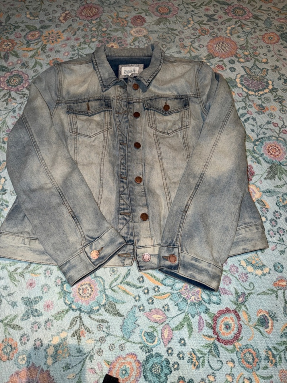 Market & Spruce Light Blue Denim Jacket